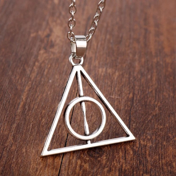 Triangle and circle pendant